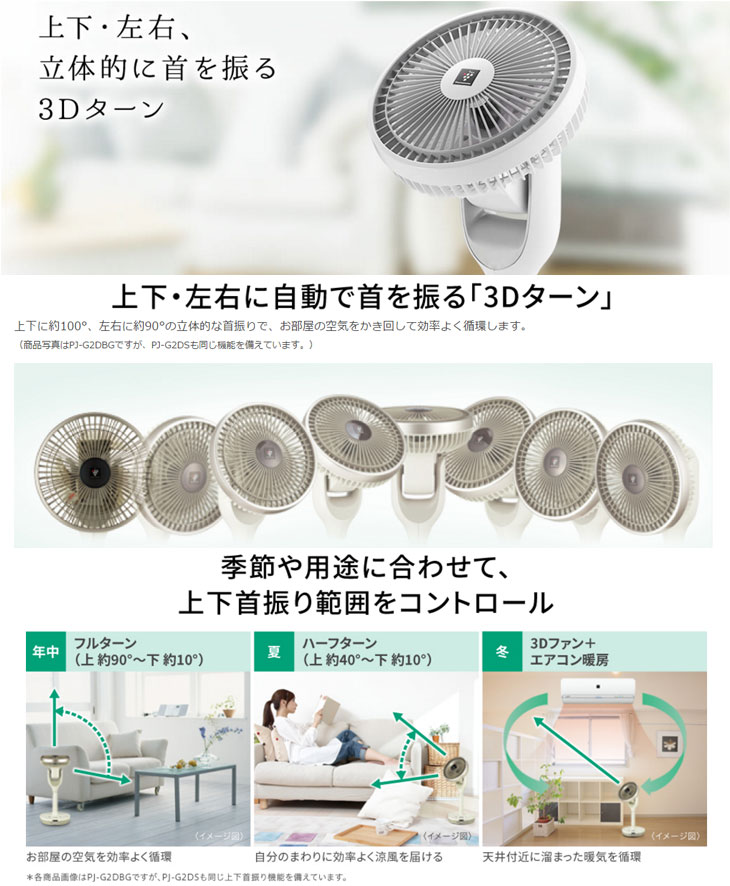 Pj G2ds W Dcモーター搭載 3dファン ホワイト系 ムラウチドットコム Pj G2ds W Dcモーター搭載 3dファン ホワイト系 ムラウチドットコム