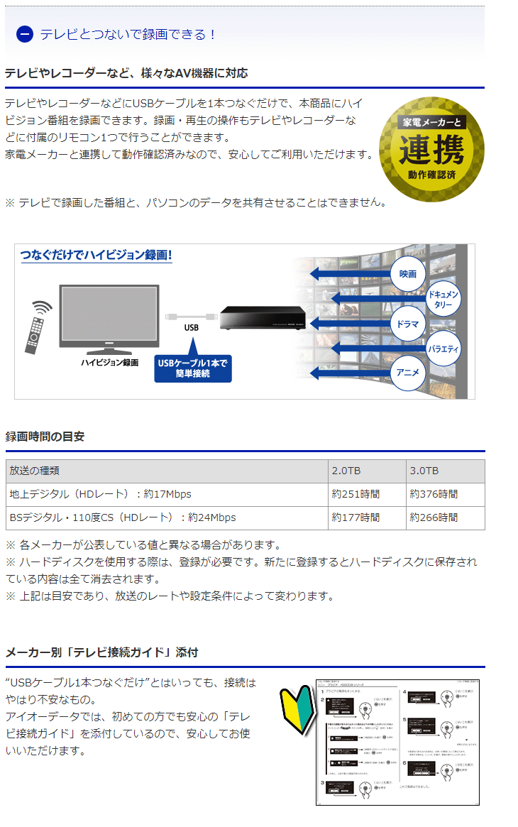スーパーセール】 USB3.0接続録画用ハードディスク 4TB データ アイ 代金引換決済のみ I 単品購入のみ可 DATA クレジットカード決済 EX AVHD-AUTB4 24時間連続録画対応 Web限定モデル O 同一商品であれば複数購入可 オー 外付けドライブ・ストレージ スーパーセール】 USB3.0接続録画用ハードディスク 4TB データ アイ 代金引換決済のみ I 単品購入のみ可 DATA クレジットカード決済 EX AVHD-AUTB4 24時間連続録画対応 Web限定モデル O 同一商品であれば複数購入可 オー 外付けドライブ・ストレージ