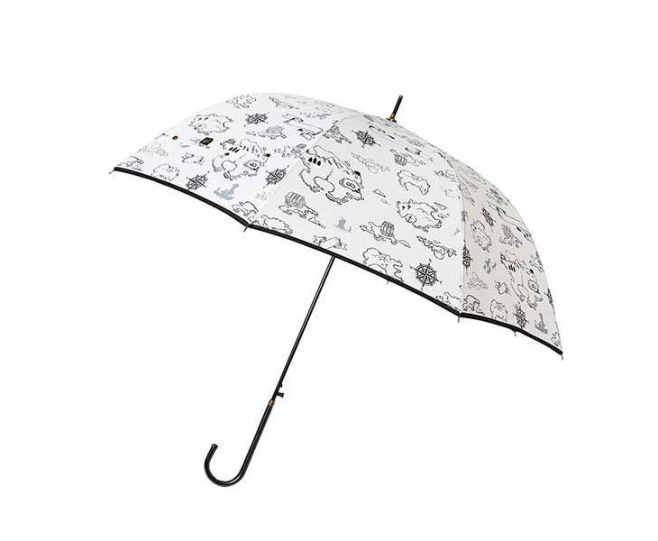 ディズニー 長傘 ジャンプ 日傘 晴雨兼用 全4色 60cm ピーターパン 地図 ムラウチドットコム