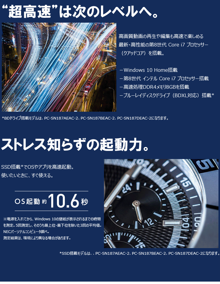 100 本物保証 Pc Sn187aeac 2 Lavie Smart Next Core I7 8gb Ssd256gb xl 15 6 H B Win10 グレイスホワイト 公式 Agribiz Kenyacic Org