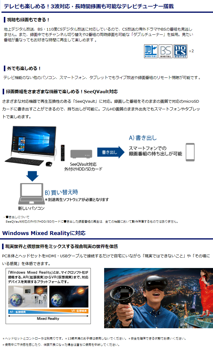 23.8型液晶一体型デスクトップPC ESPRIMO/エスプリモ FH77/C2 
