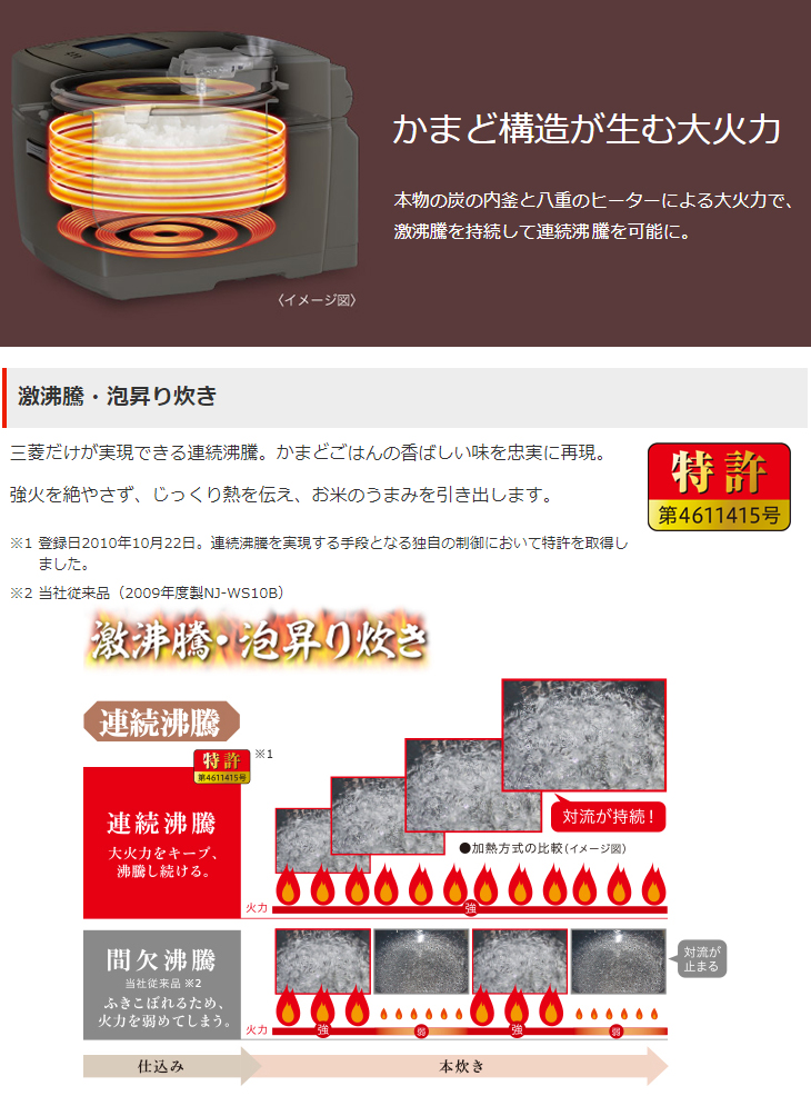 オススメ Nj Vw109 W ih炊飯器 本炭釜 5 5合炊き 白和三盆 ムラウチドットコム オススメ Nj Vw109 W ih炊飯器 本炭釜 5 5合炊き 白和三盆 ムラウチドットコム