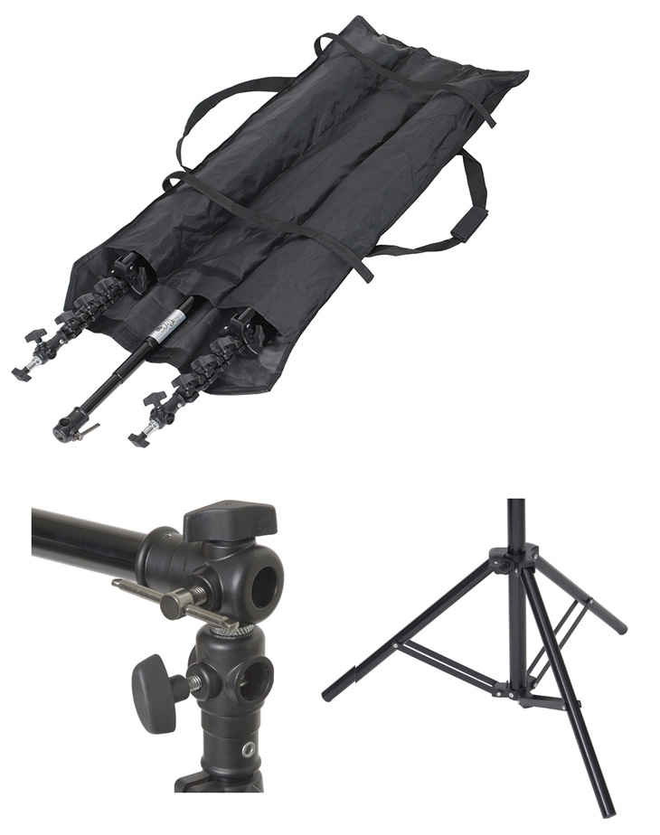 VE-6906 ミドルバックグラウンドセット/撮影用背景紙サポート 