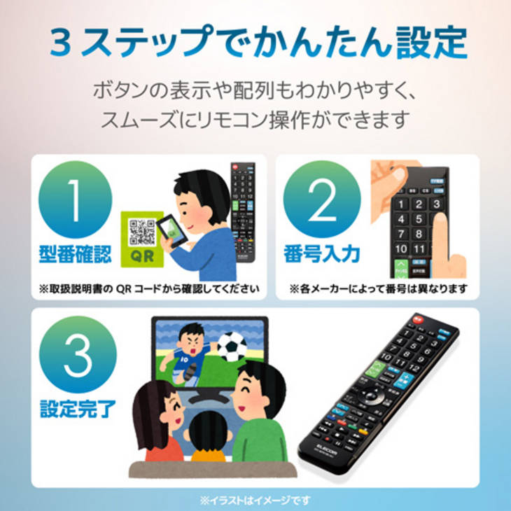 エレコム かんたんレコーダー用リモコン 4メーカー対応 ブラック Erc r01bk Mu ムラウチドットコム