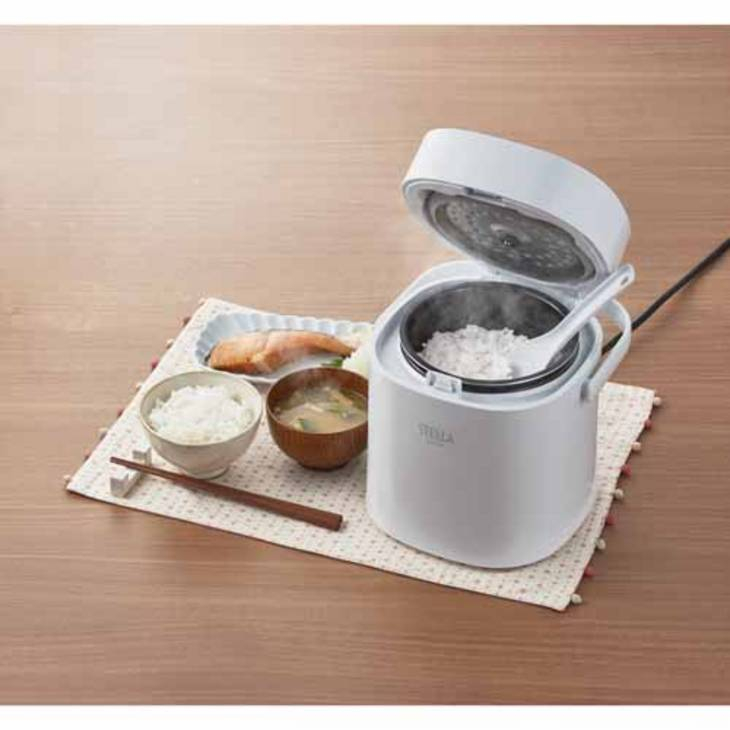 完了】ベルソス コンパクト多機能炊飯器2合炊きホワイト VS-KE02W 