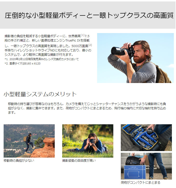 OM-D E-M1 Mark III ボディー +BLH-1 リチウムイオン充電池セット 