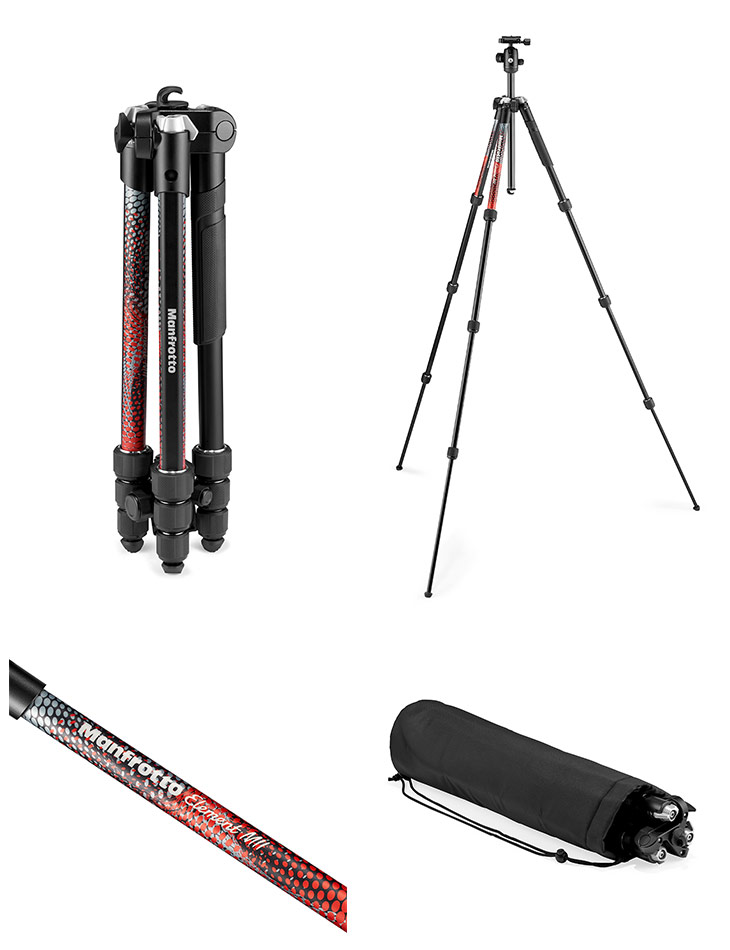 マンフロット (Manfrotto) Element MII アルミニウム4段三脚キットRD