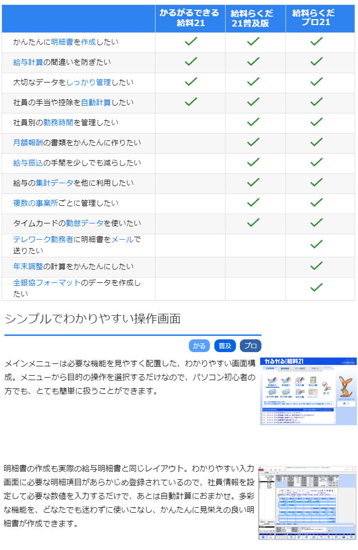 かるがるできる給料21 給与計算・明細印刷+賃金台帳 【 ムラウチドットコム 】