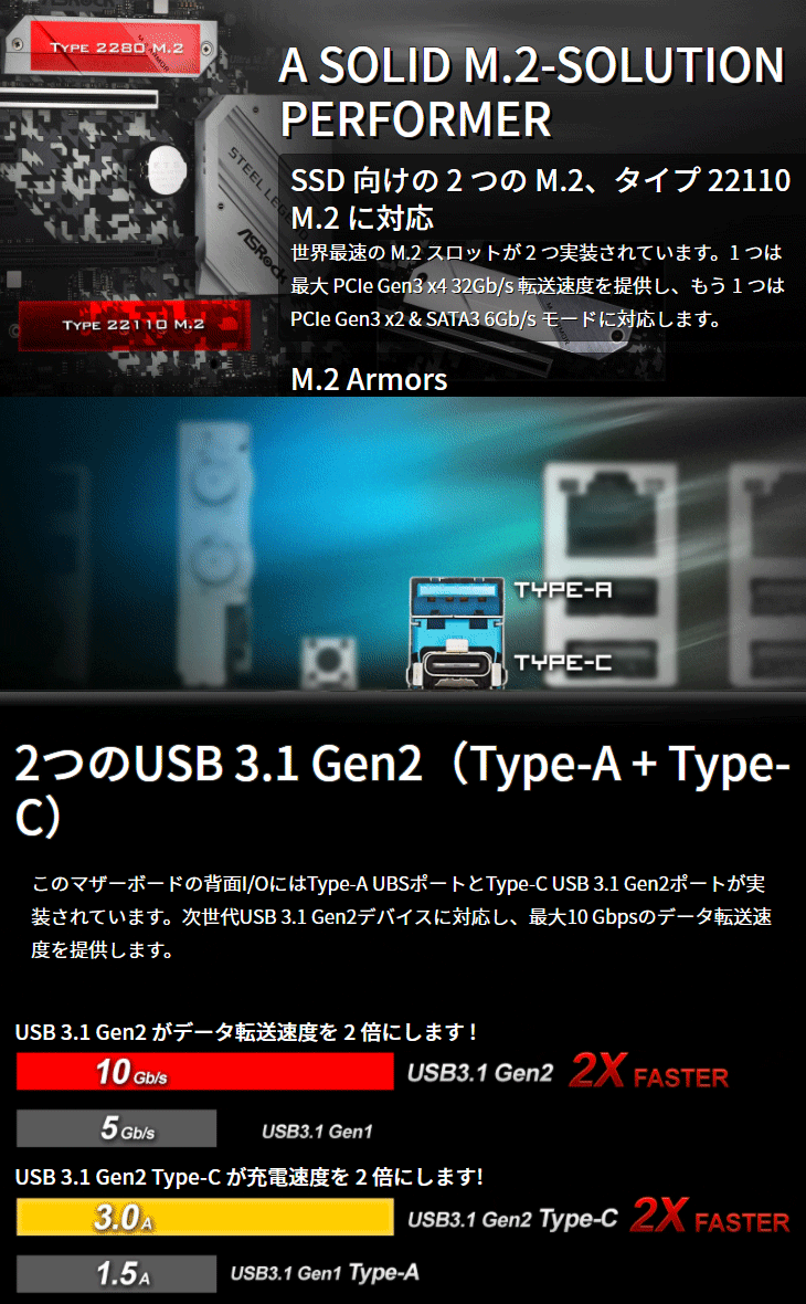 Amd B450搭載atxマザーボード B450 Steel Legend ムラウチドットコム