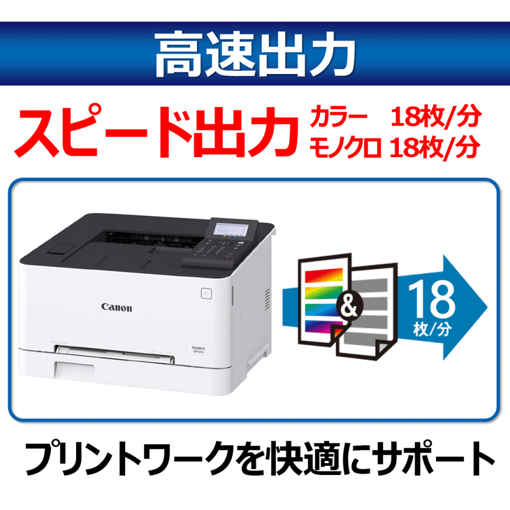 送料無料激安祭 CANON A4カラーレーザープリンター Satera LBP622C 3104C006