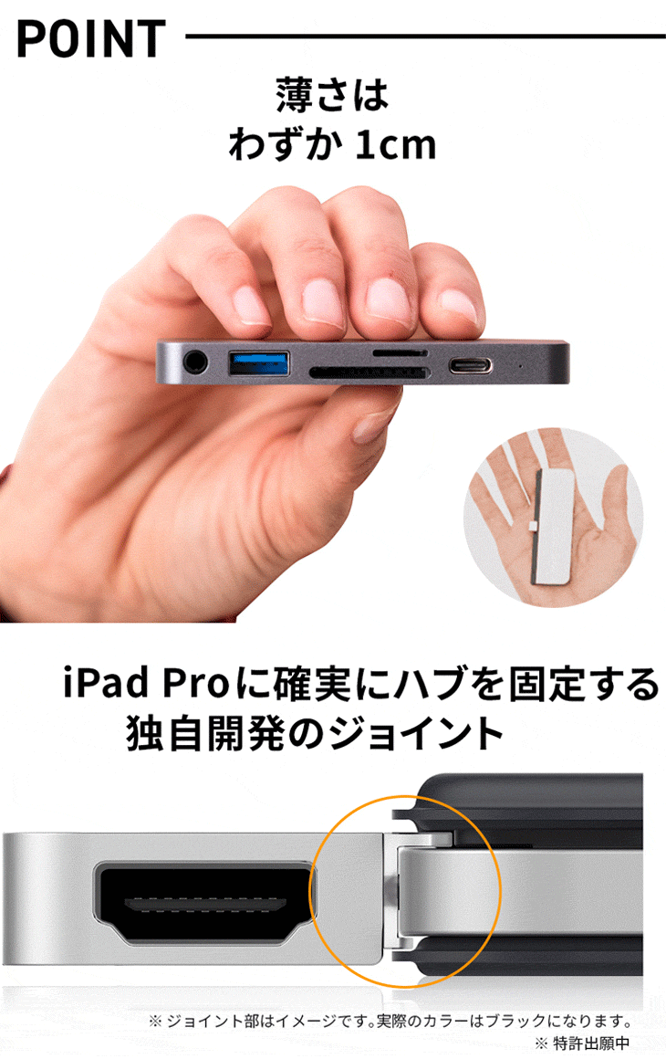 Hyperdrive Ipad Pro 6 In 1 Usb C Hub シルバー Hp ムラウチドットコム