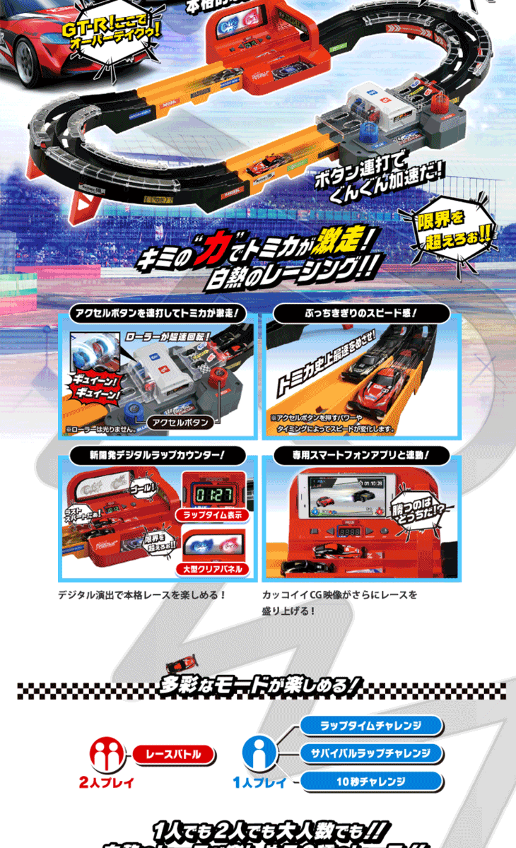 トミカワールド トミカスピードウェイ 実況サウンド デジタルアクセルサーキット ムラウチドットコム トミカワールド トミカスピードウェイ 実況サウンド デジタルアクセルサーキット ムラウチドットコム