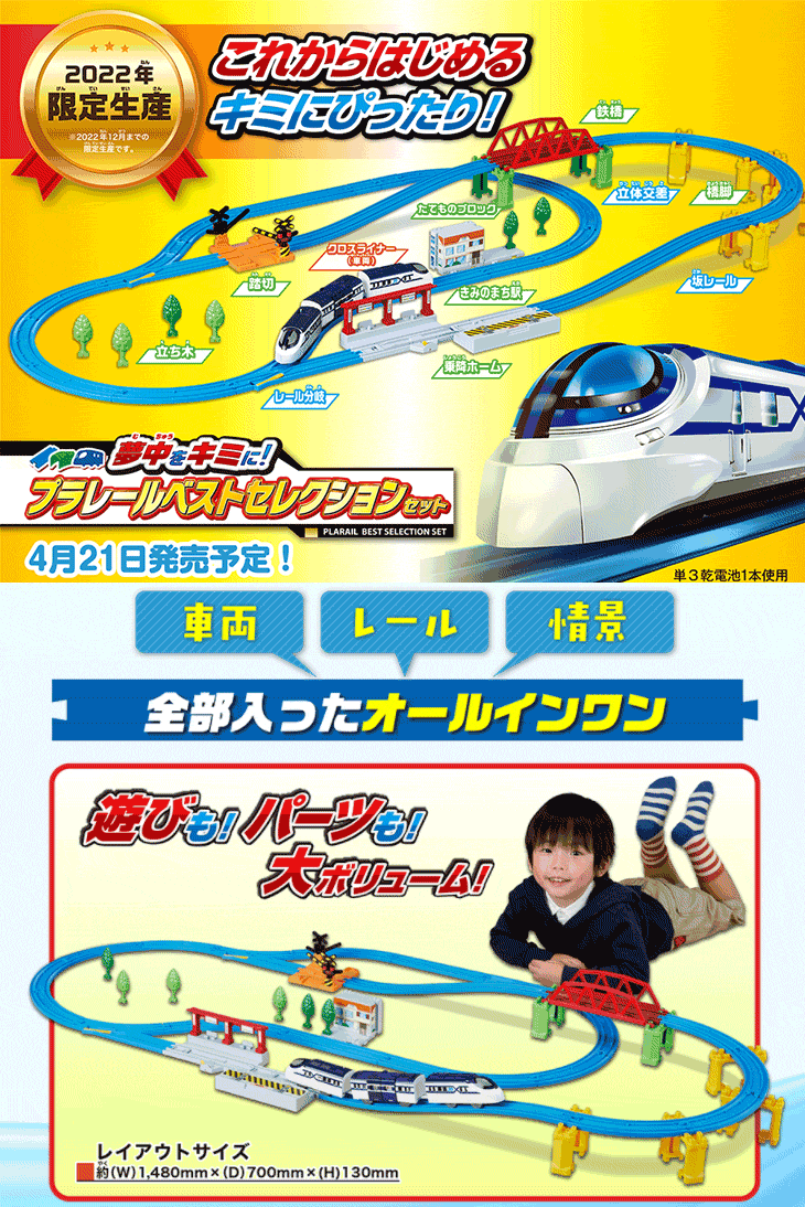 プラレール 夢中をキミに!プラレールベストセレクションセット 【 ムラウチドットコム 】