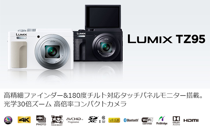 DC-TZ95D-K ブラック デジタルカメラ LUMIX ルミックス 【 ムラウチ 