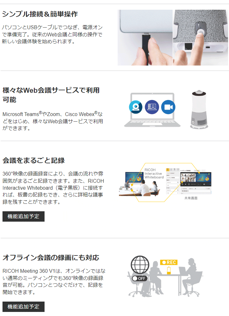 RICOH Meeting 360（WEB会議デバイス） 755286 【 ムラウチドットコム
