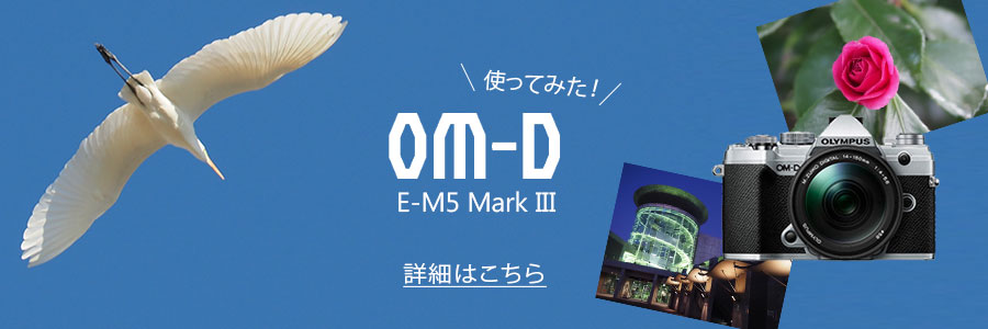 ^yʃ~[XJ OLYMPUS OM-D E-M5 Mark III ͂߂Ďʃr[I 