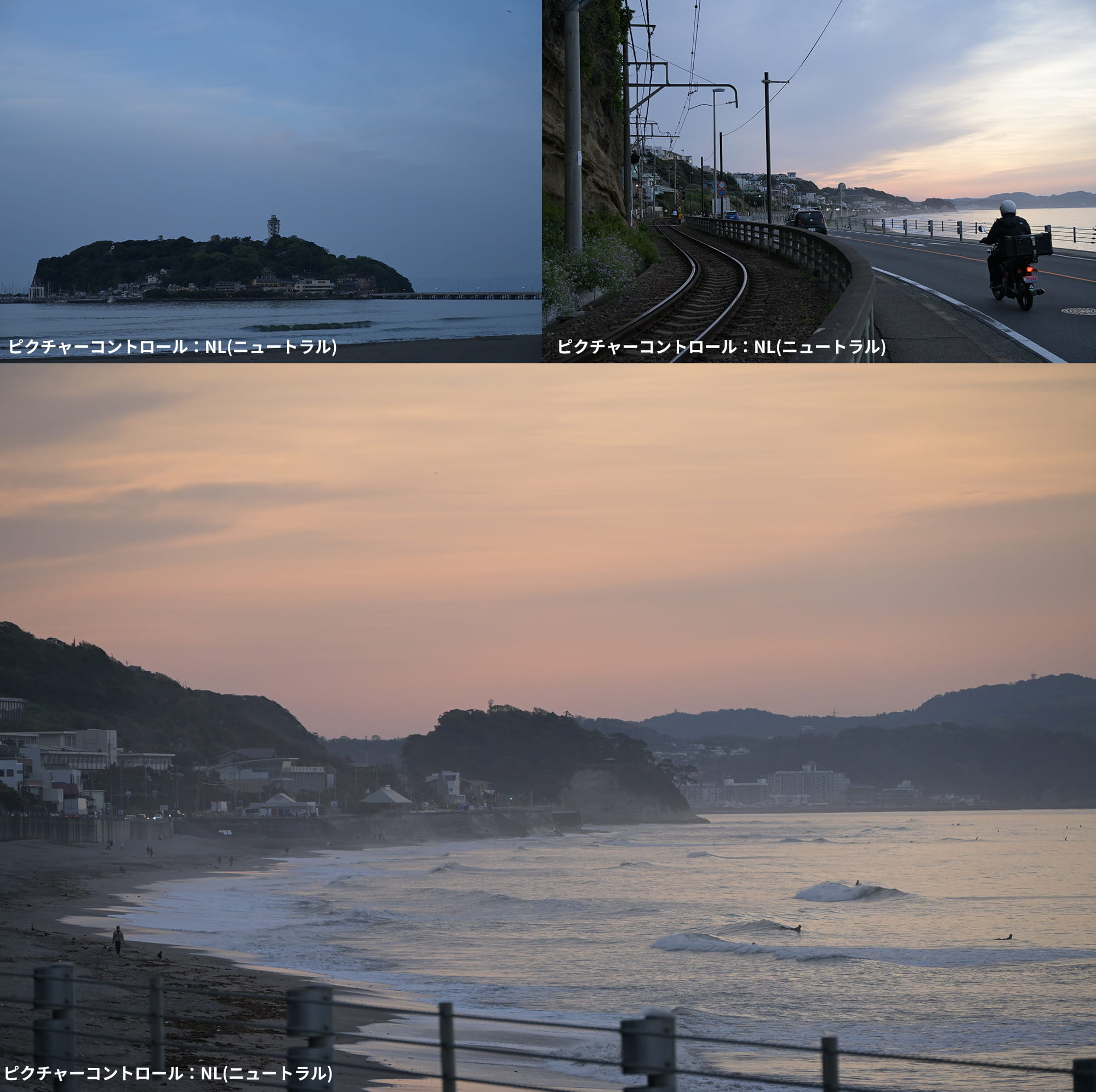 夜明けの江ノ島 夜明けの江ノ島