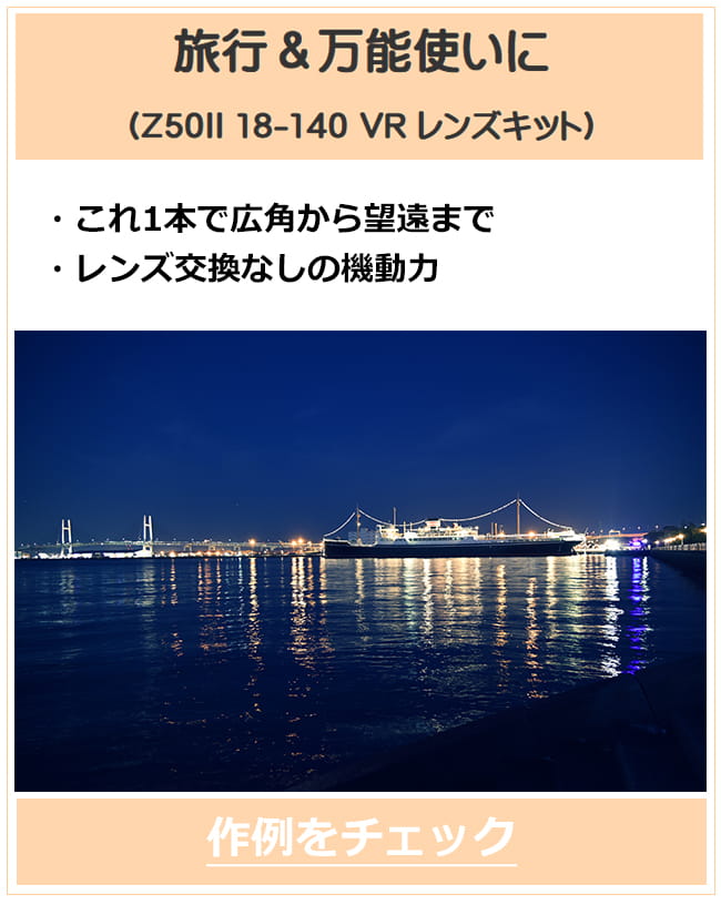 Z50II 18-140 VR �����Y�L�b�g�̍��͂�����