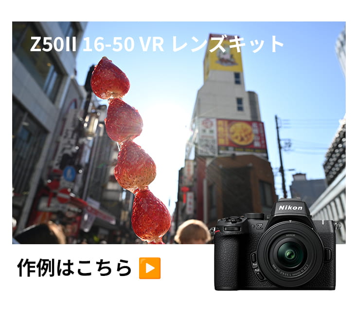 ニコン ミラーレスカメラ Z50II 16-50 VRレンズキット 実写レビュー ニコン ミラーレスカメラ Z50II 16-50 VRレンズキット 実写レビュー