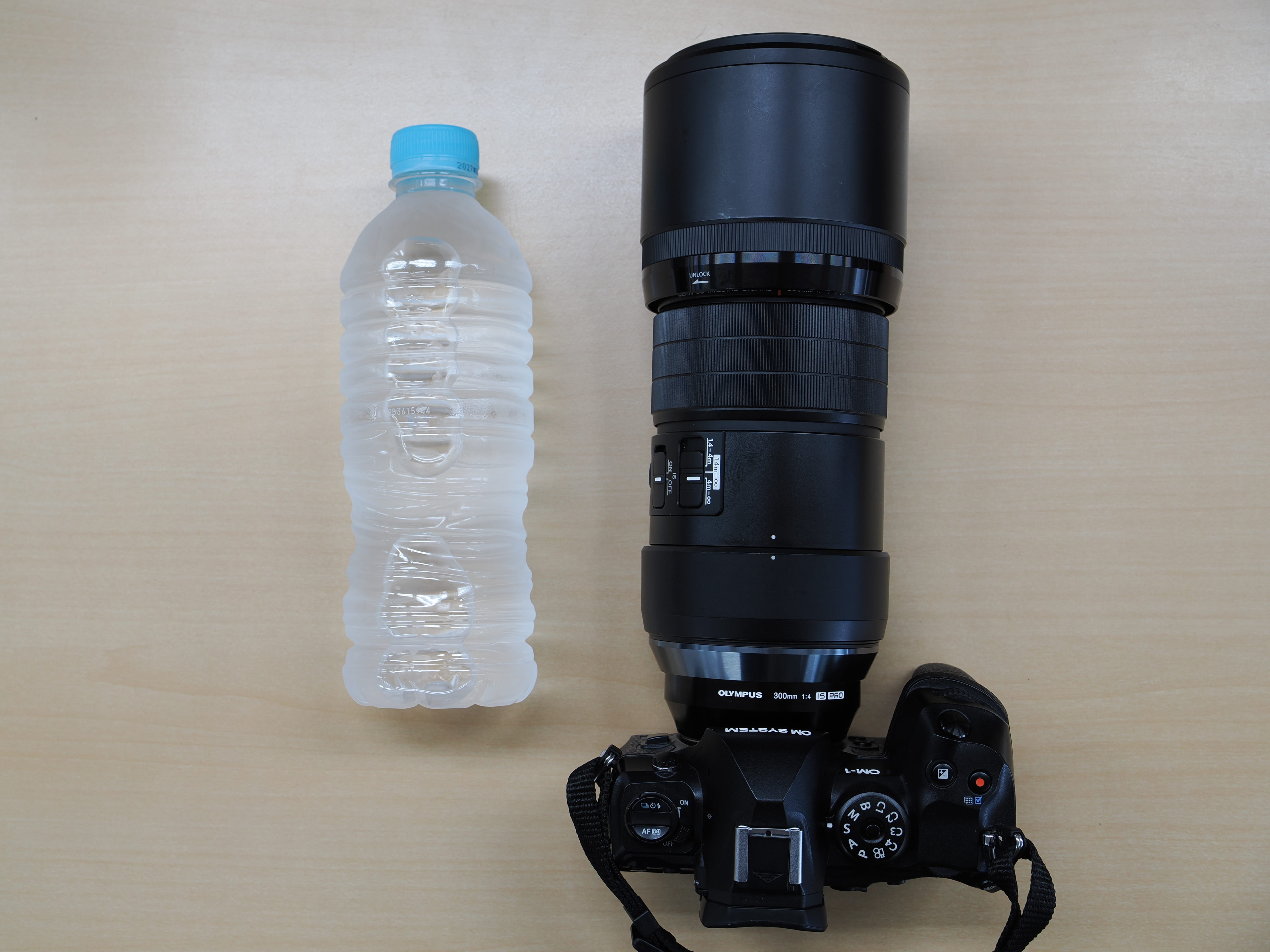 500mlのペットボトルとの比較 500mlのペットボトルとの比較