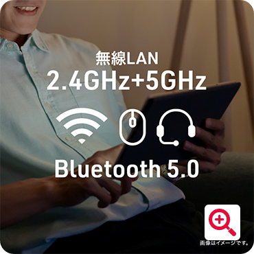 LAN 2.4GHz+5GHz Bluetooth5.0