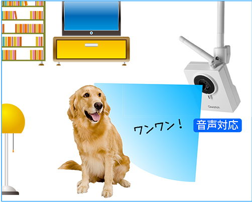 ペットの見守りに