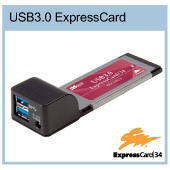 REX-EXU3 USB3.0 ExpressCard/34