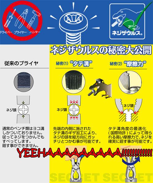 ネジザウルスの秘密大公開