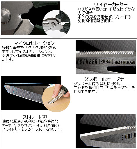 【鉄腕ハサミGT】4つの刃で特殊な素材も逃さずカット。