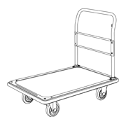 片袖固定ハンドル台車