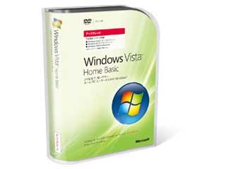 Windows Vista Home Basic AbvO[h